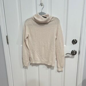 Elegant Cream Turtleneck Sweater
